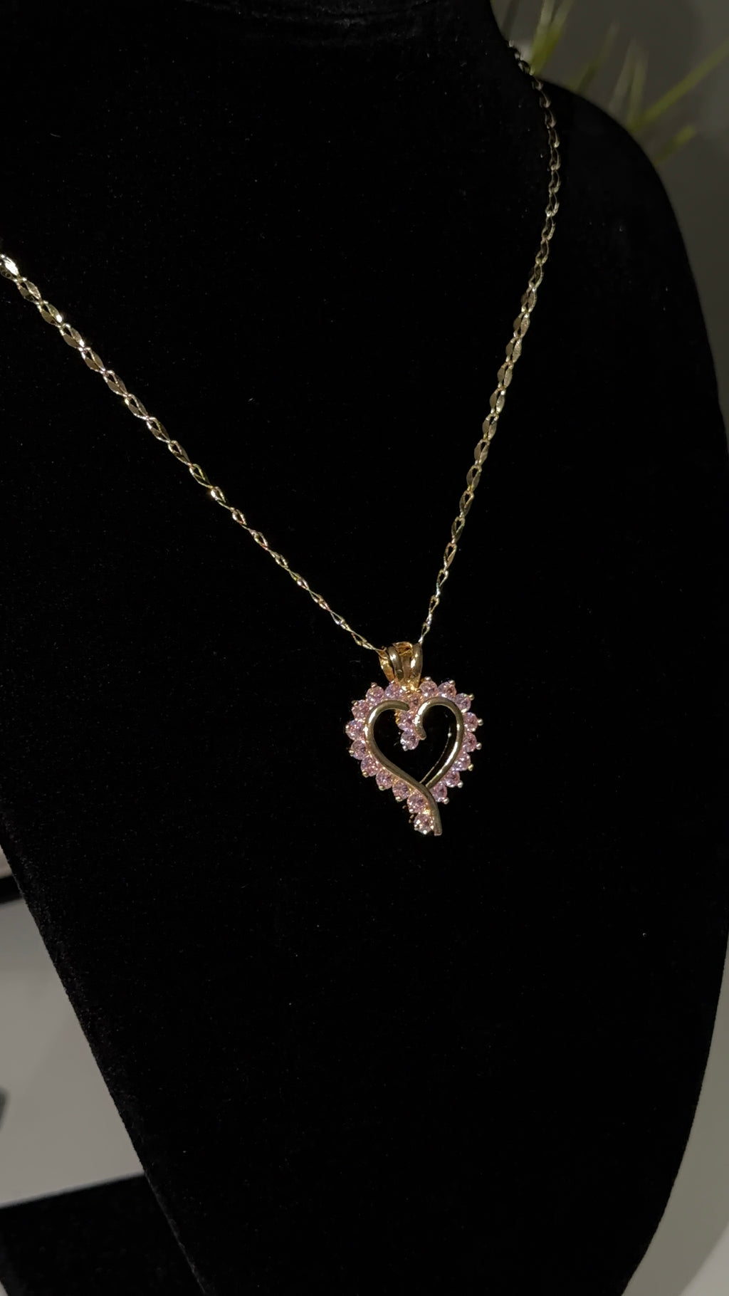 Pink Heart Necklace