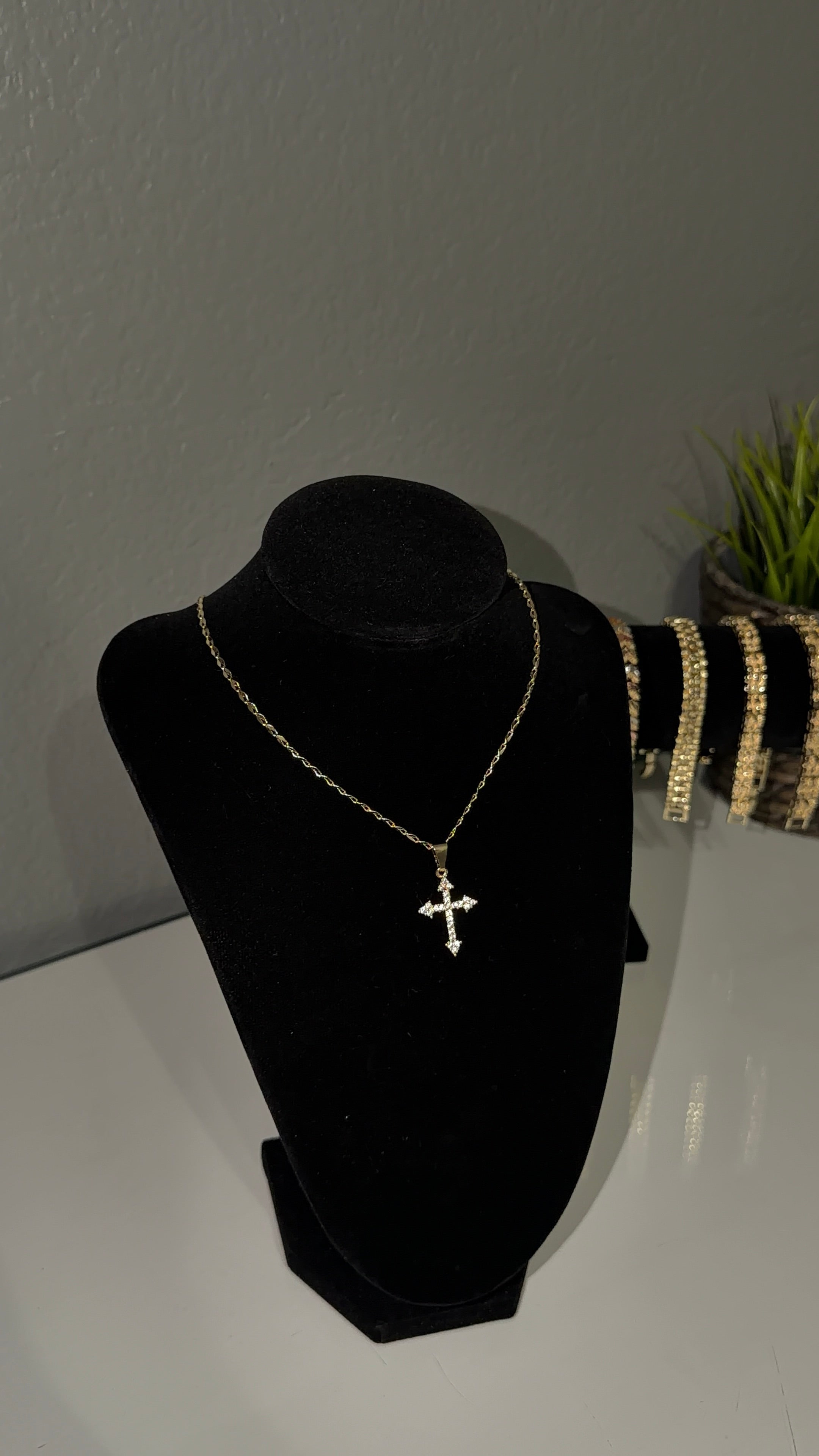 Small Cross Necklace