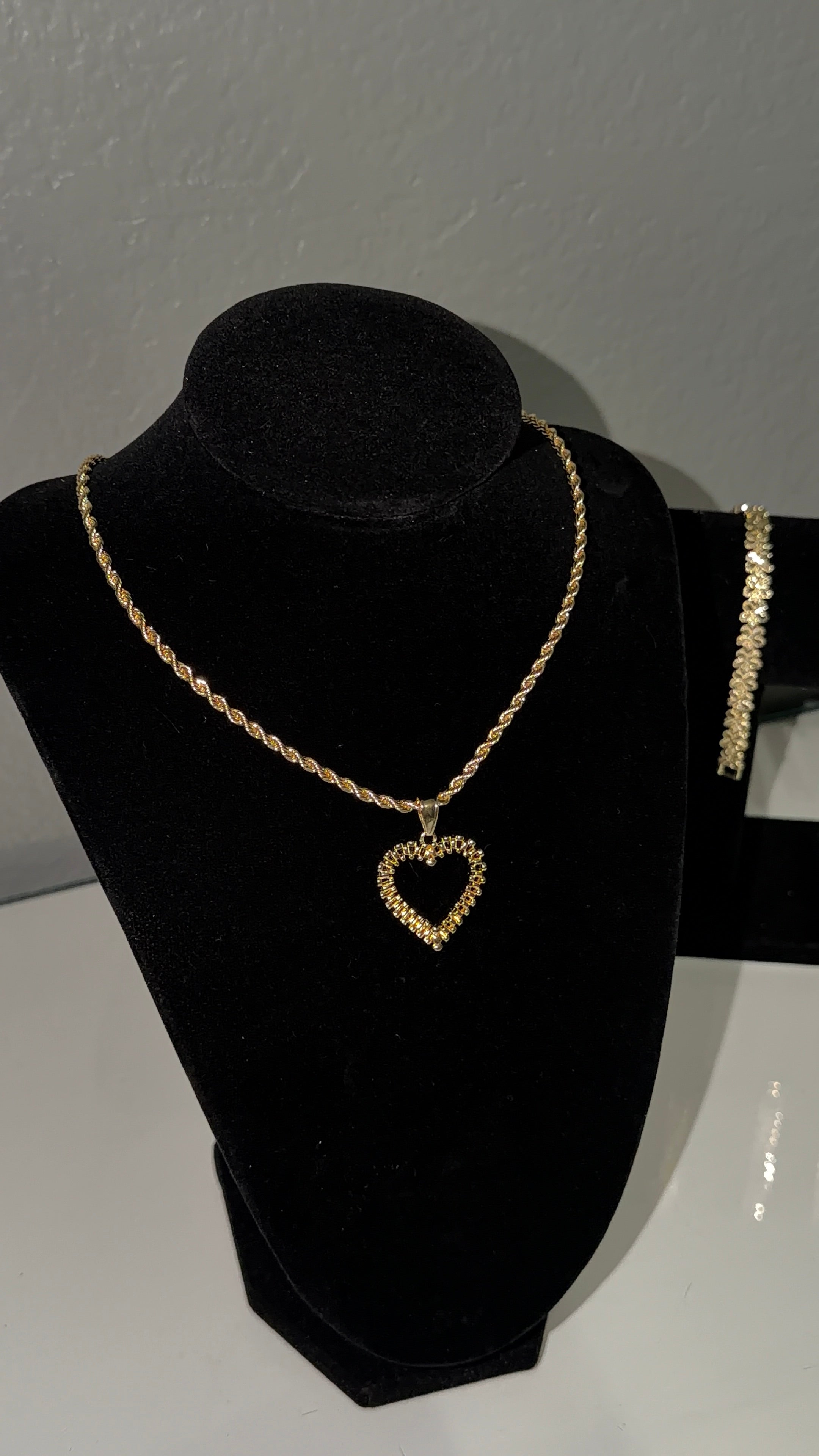 Rolex Heart Necklace