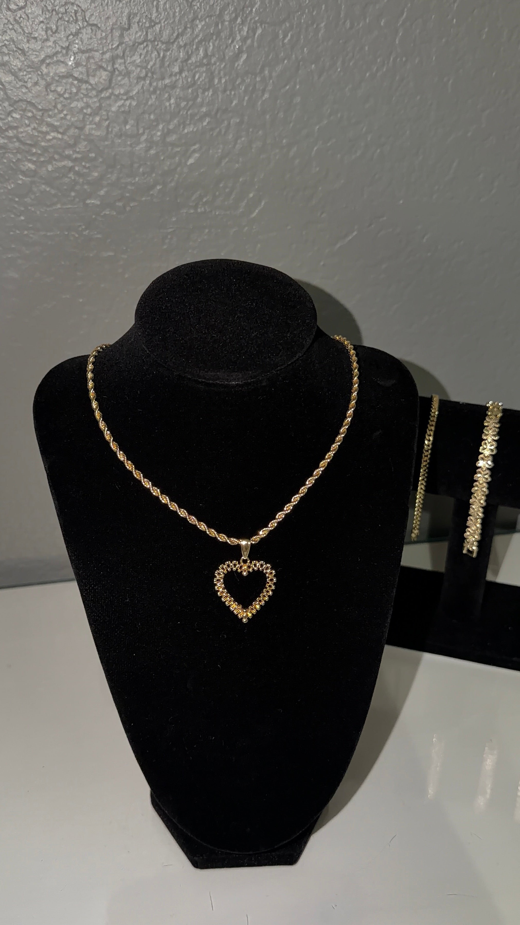 Rolex Heart Necklace