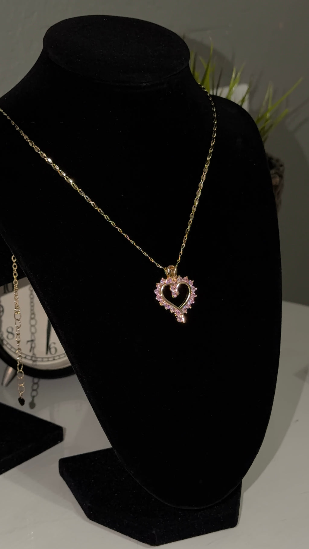 Pink Heart Necklace